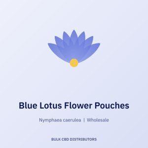 Blue Lotus Flower Pouches (Unbranded)