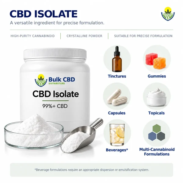 Ways formulators and private label brands use CBD isolate