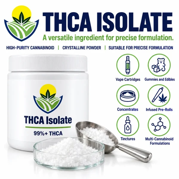 Ways formulators and private label brands use THCA isolate