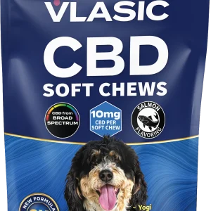 Vlasic Labs Broad Spectrum CBD Dog Chews Salmon Flavor 10mg