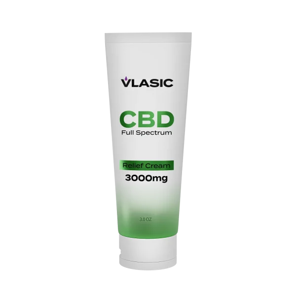 Vlasic Labs Full Spectrum CBD Relief Cream 3000mg tube