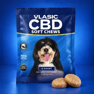 Vlasic Labs Mini Salmon Flavor CBD Dog Chews 4 Count