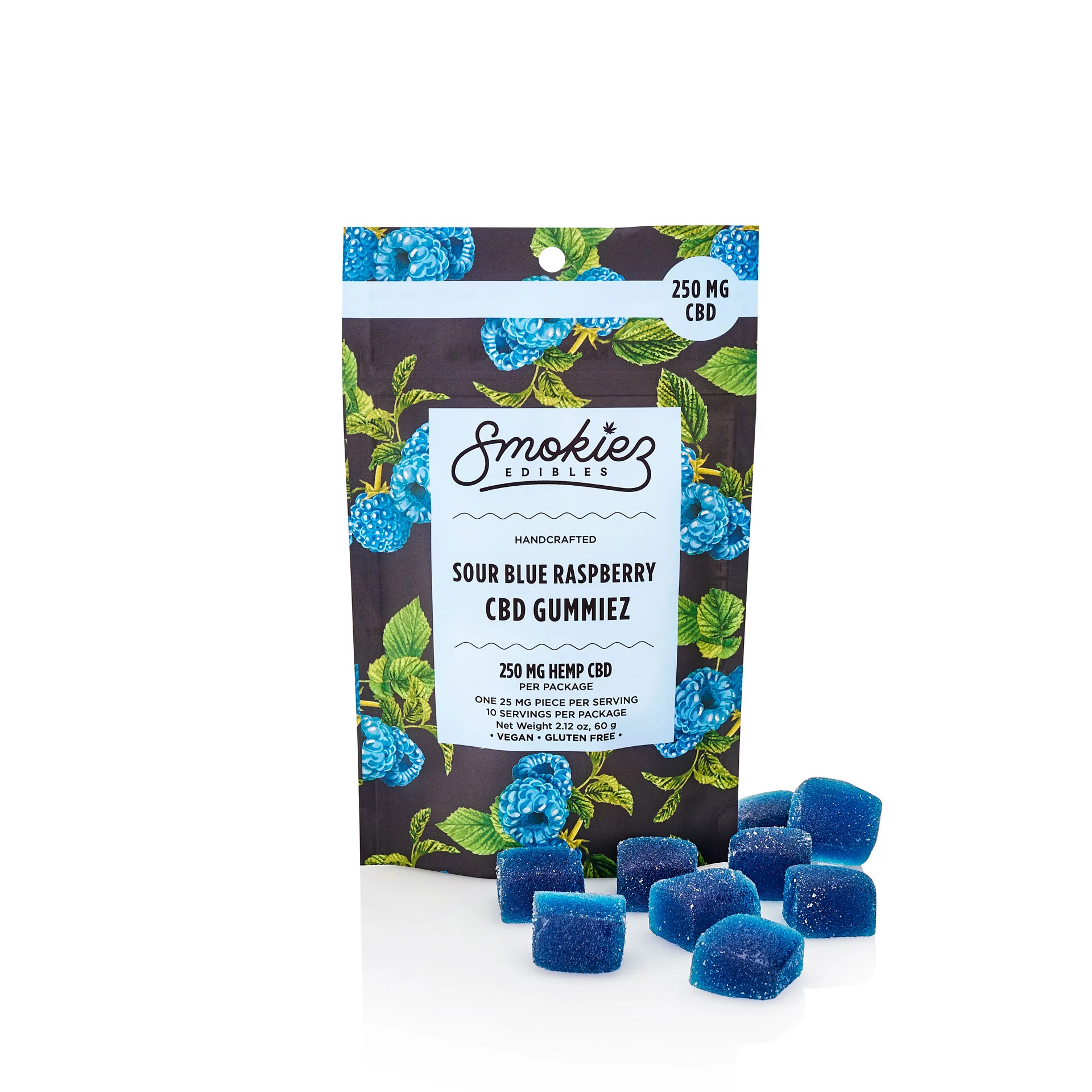 Smokiez Sour Blue Raspberry Cbd Gummies Smokiez 10-Pack Sour Blue Raspberry Cbd Gummies