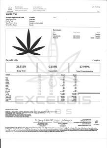 THCA preroll August 24 COA