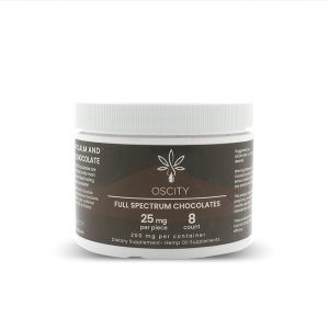 Oscity Full Spectrum CBD Milk Chocolates 200mg