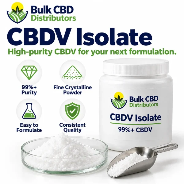 Key features of CBDV isolate powder for manufacturers and formulators