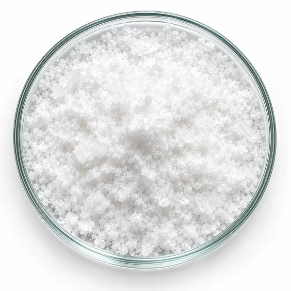 Close-up of fine crystalline CBN isolate powder