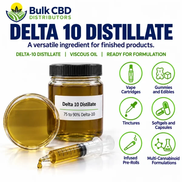Delta 10 Distillate formulation applications for private label products