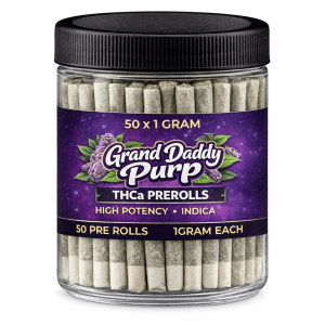 Moon Ranger Grand Daddy Purp THCa Pre-Rolls 50-Pack