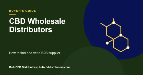 CBD wholesale distributors guide cover