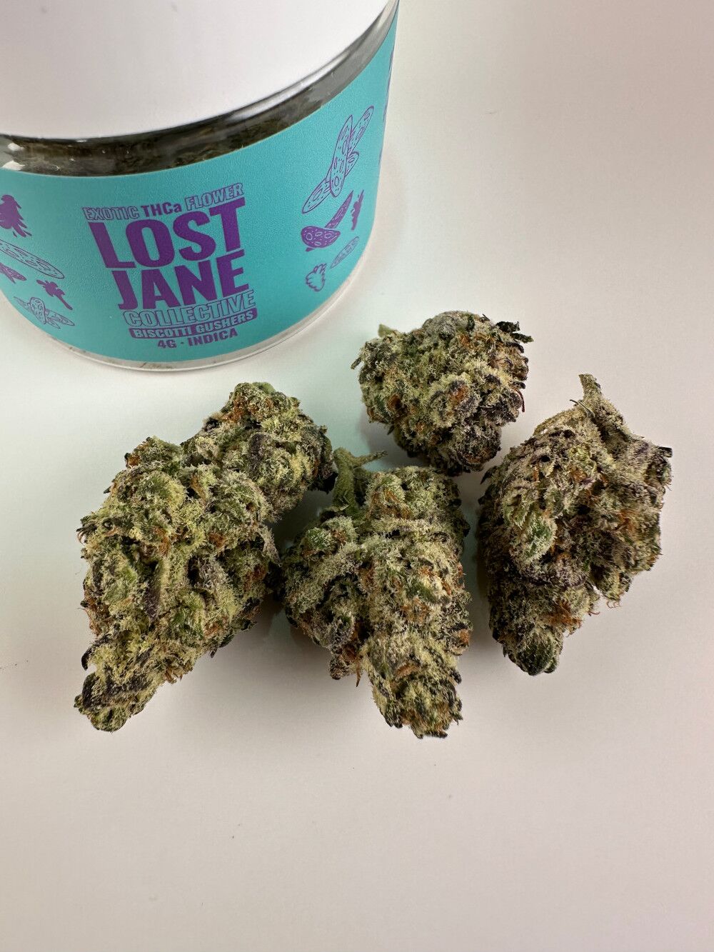 Lost Jane Biscotti Gushers Exotic Thca Flower - Indica Lost Jane Biscotti Gushers Exotic Thca Flower - 4G - Indica