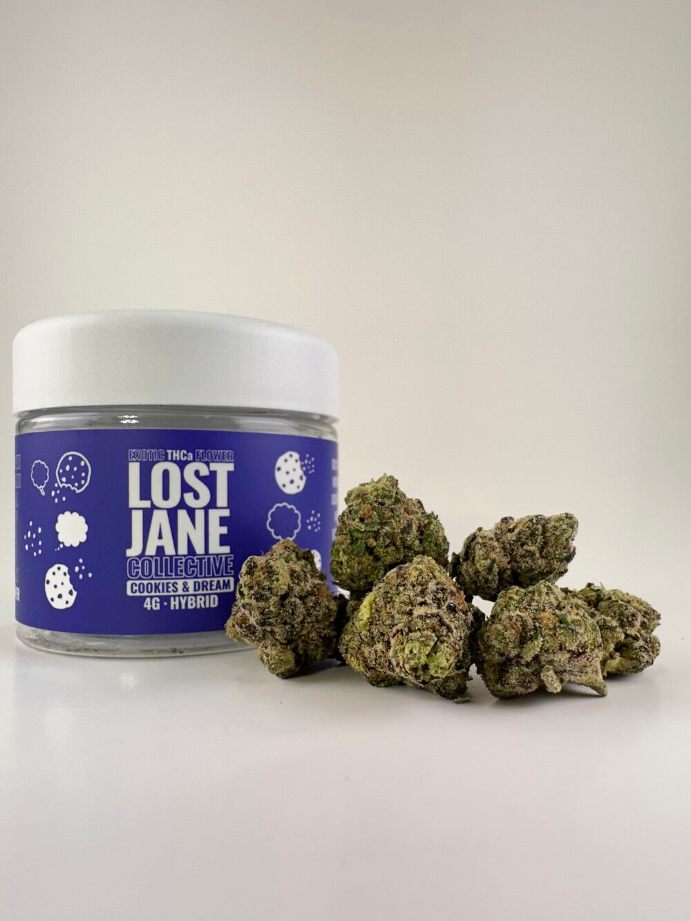 Lost Jane Cookies &Amp; Dream Exotic Thca Flower - Hybrid Lost Jane Cookies &Amp; Dream Exotic Thca Flower - 4G - Hybrid