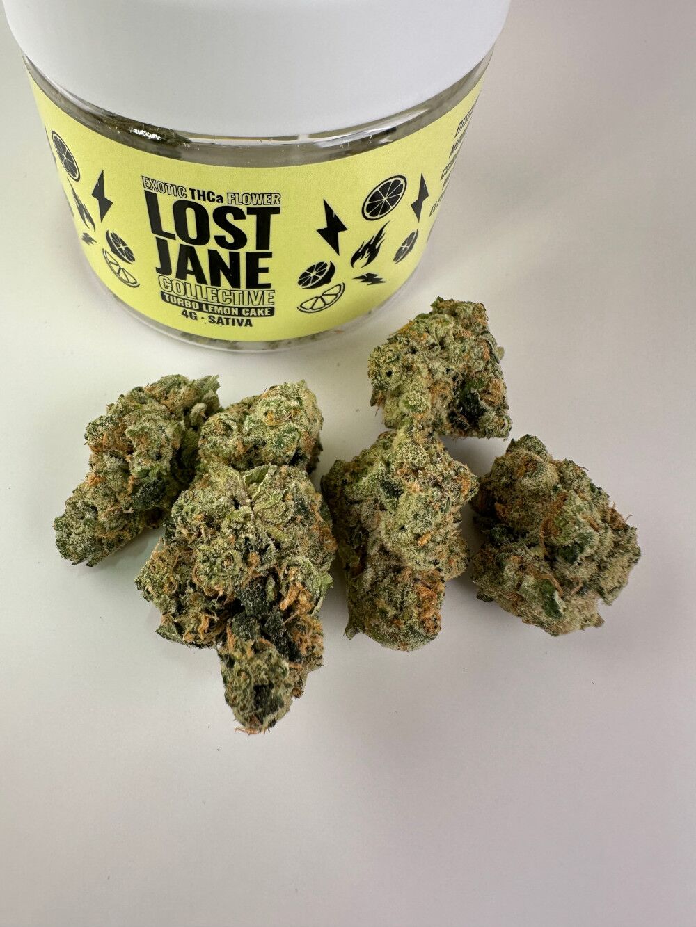 Lost Jane Turbo Lemon Cake Exotic Thca Flower - Sativa Lost Jane Turbo Lemon Cake Exotic Thca Flower - 4G - Sativa