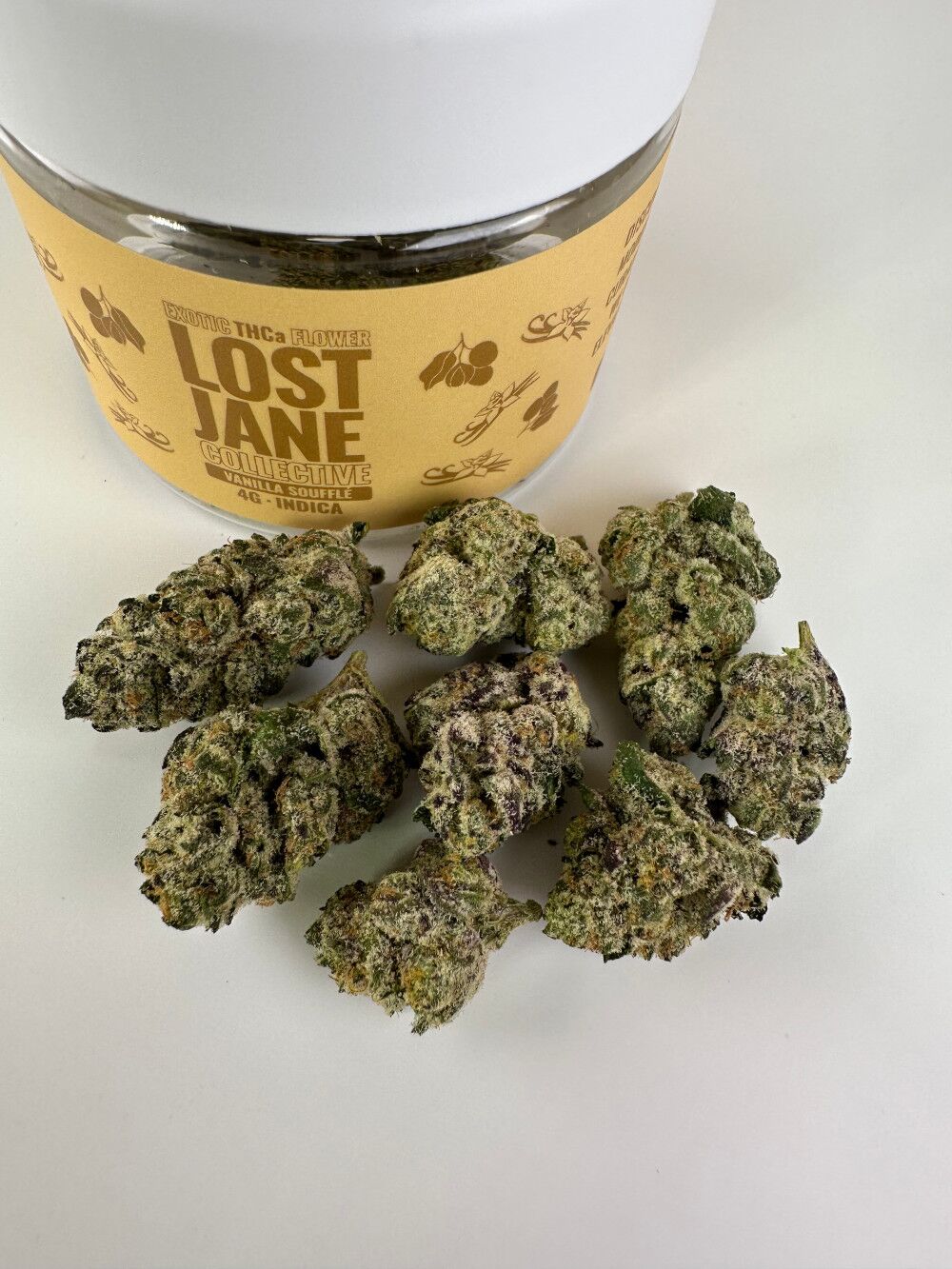 Lost Jane Vanilla Souffle Exotic Thca Flower - Indica Lost Jane Vanilla Souffle Exotic Thca Flower - 4G - Indica