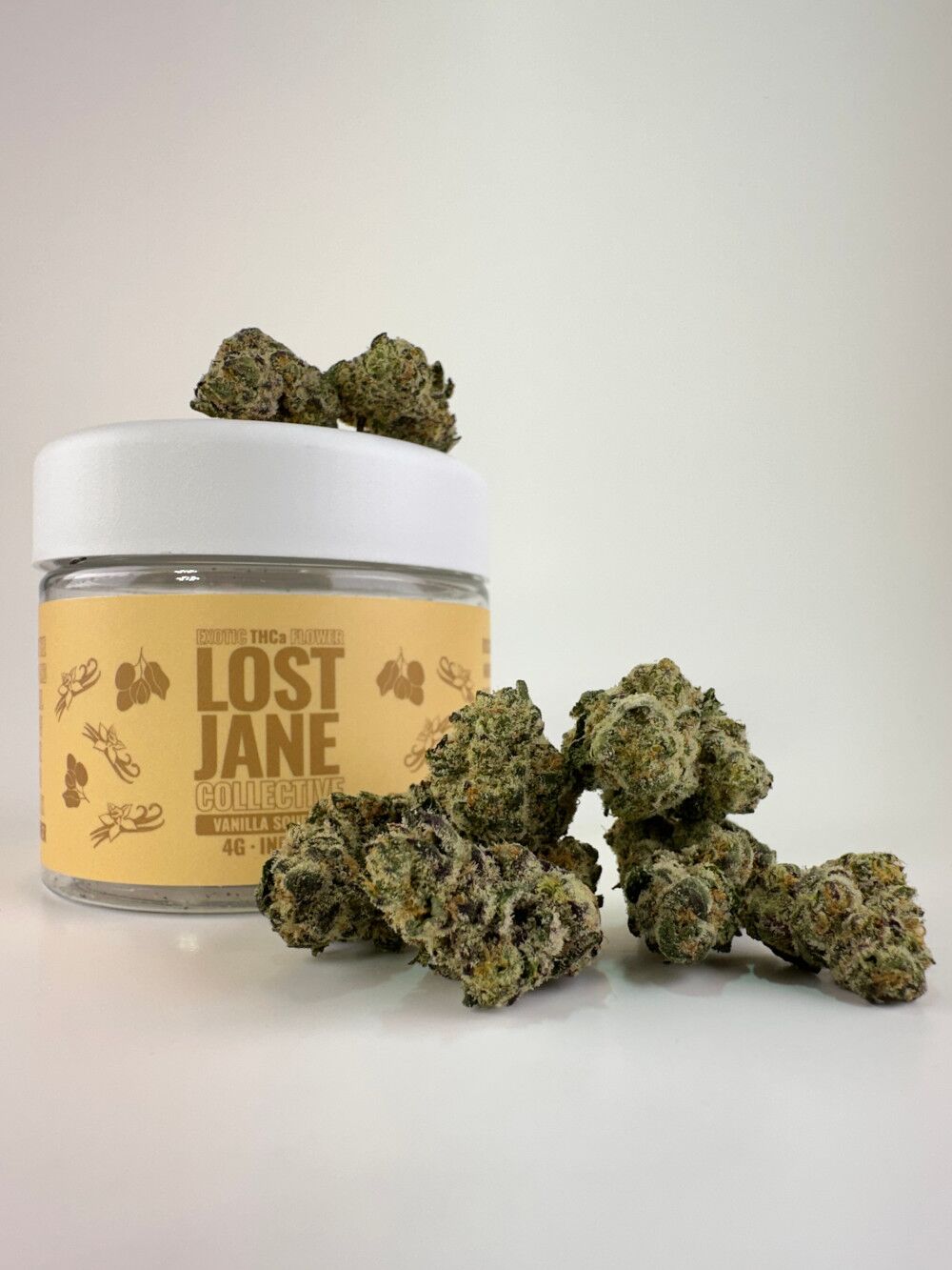 Lost Jane Vanilla Souffle Exotic Thca Flower - Indica Lost Jane Vanilla Souffle Exotic Thca Flower - 4G - Indica