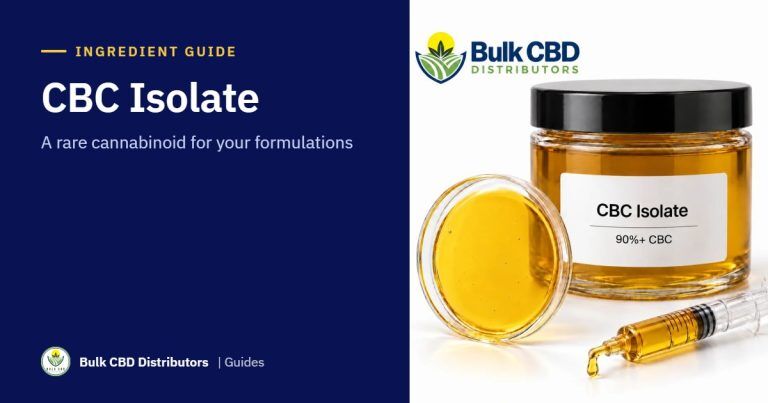 What Is CBC Isolate? Specs, Liquid Form and Formulation Uses What Is CBC Isolate? Specs, Liquid Form and Formulation Uses cbc isolate guide bcd 11