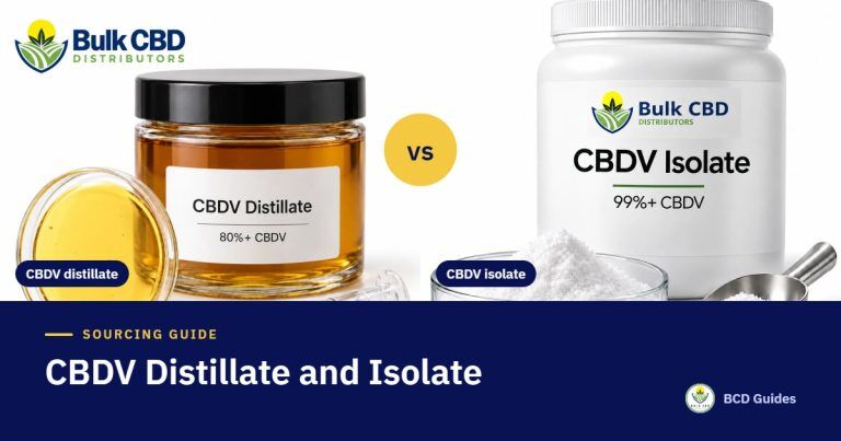 CBDV Distillate vs CBDV Isolate: Specs, Forms and Uses CBDV Distillate vs CBDV Isolate: Specs, Forms and Uses cbdv distillate and isolate bcd 1 3