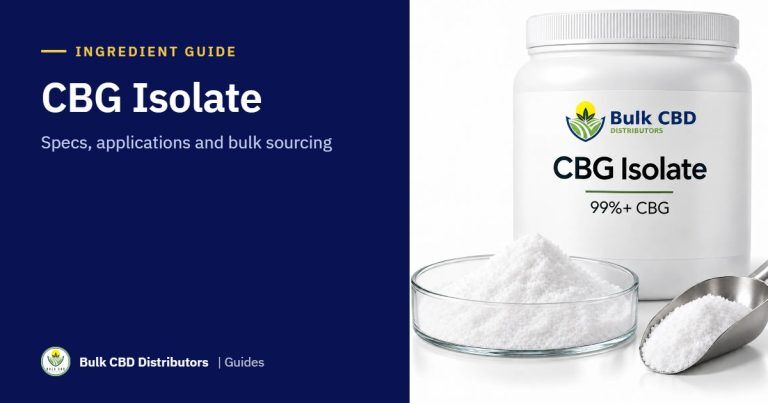 CBG Isolate: What It Is, Specs, Crystallization and Uses CBG Isolate: What It Is, Specs, Crystallization and Uses cbg isolate guide bcd 14