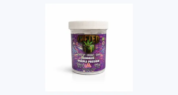 Delta 8 gummies jar
