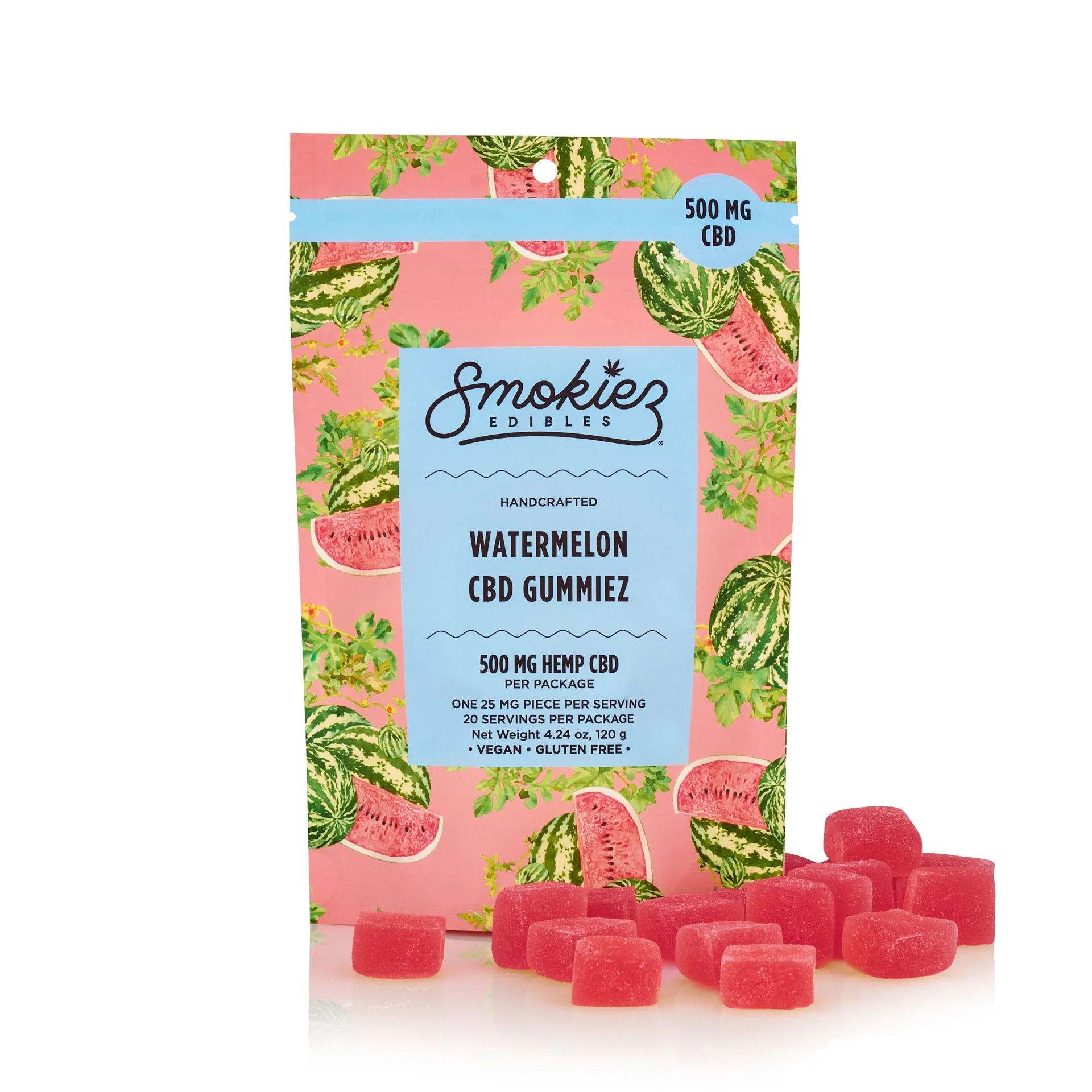Smokiez Watermelon Cbd Gummies Smokiez 20-Pack Watermelon Cbd Gummies