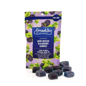 Smokiez 10-Pack Blackberry CBD + CBN Gummies