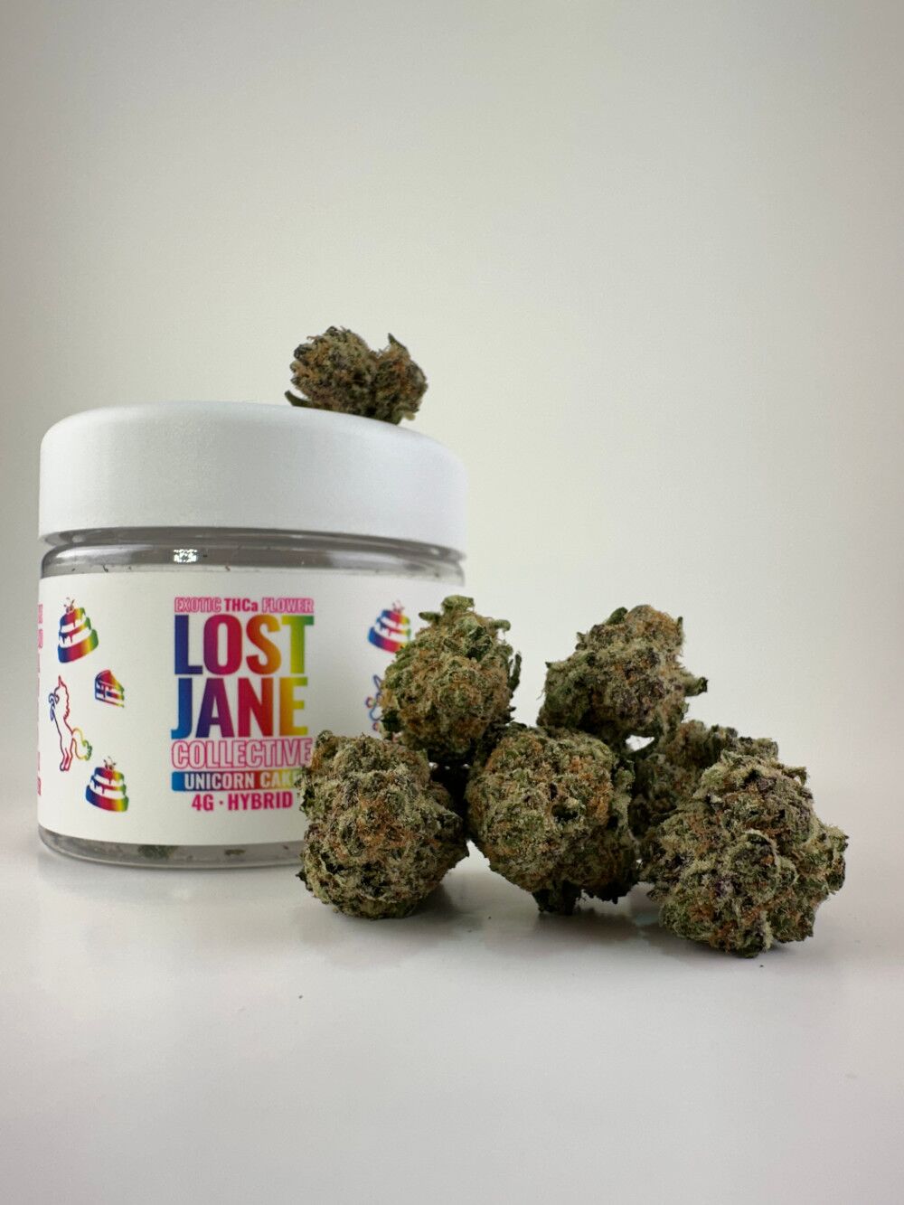 Lost Jane Unicorn Cake Exotic Thca Flower - 4G - Hybrid
