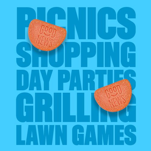 Good News Brunch Orange Gummies Good News Brunch Gummies