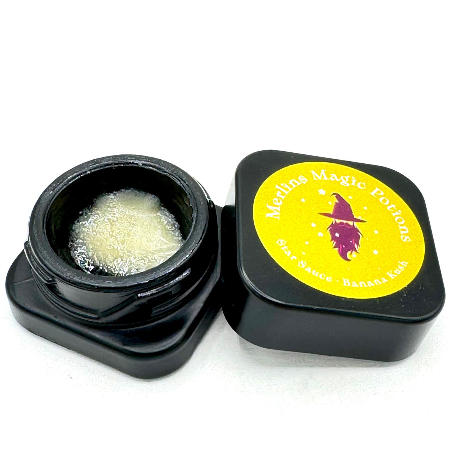Banana Kush Star Sauce Thca Star Sauce Thca Banana Kush Puck W Lid