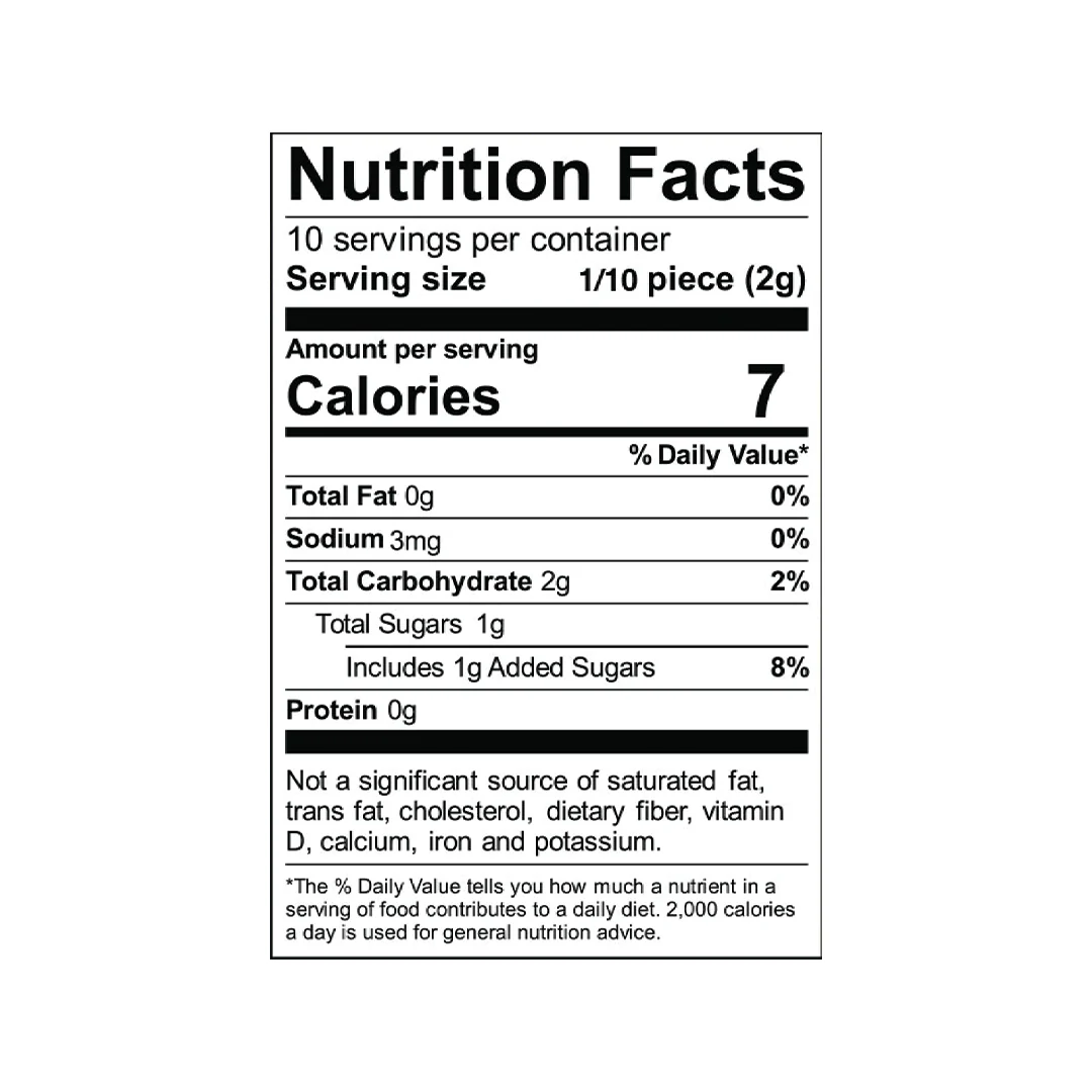 Smokiez Sour Watermelon Hemp Delta-9 Thc Gummy - 10 Servings - 5 Mg Per Serving Smokiez Sour Watermelon Hemp Delta-9 Thc Gummy Nutrition Facts