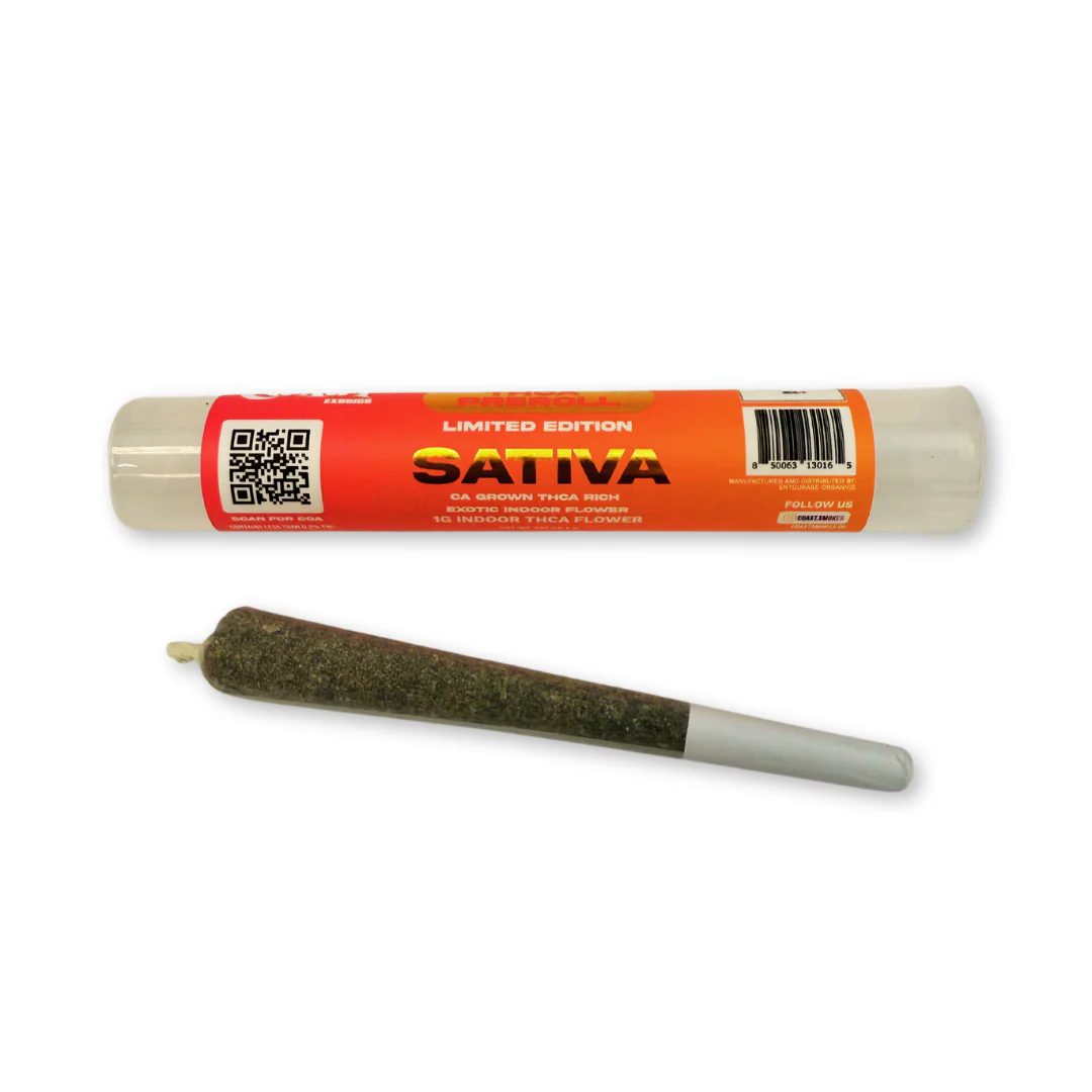 Coast Smokes Exotic Thca Preroll Coast Smokes Exotic Thca Preroll - Sativa