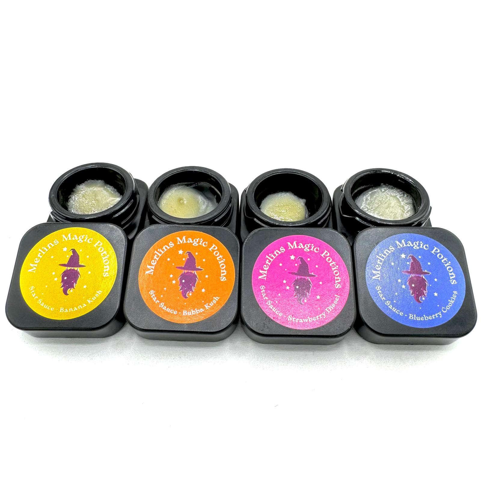 Strawberry Diesel Star Sauce Thca Thca Star Sauce Sample Set Image