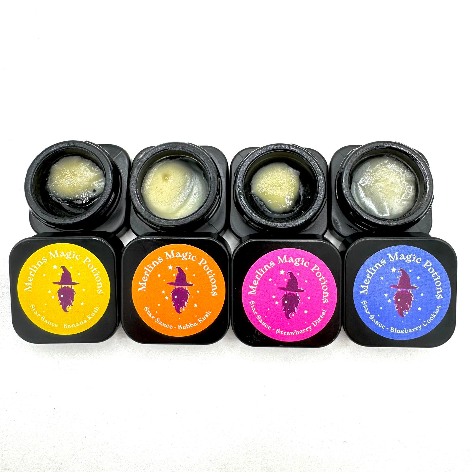 Strawberry Diesel Star Sauce Thca Star Sauce Sample Set Image