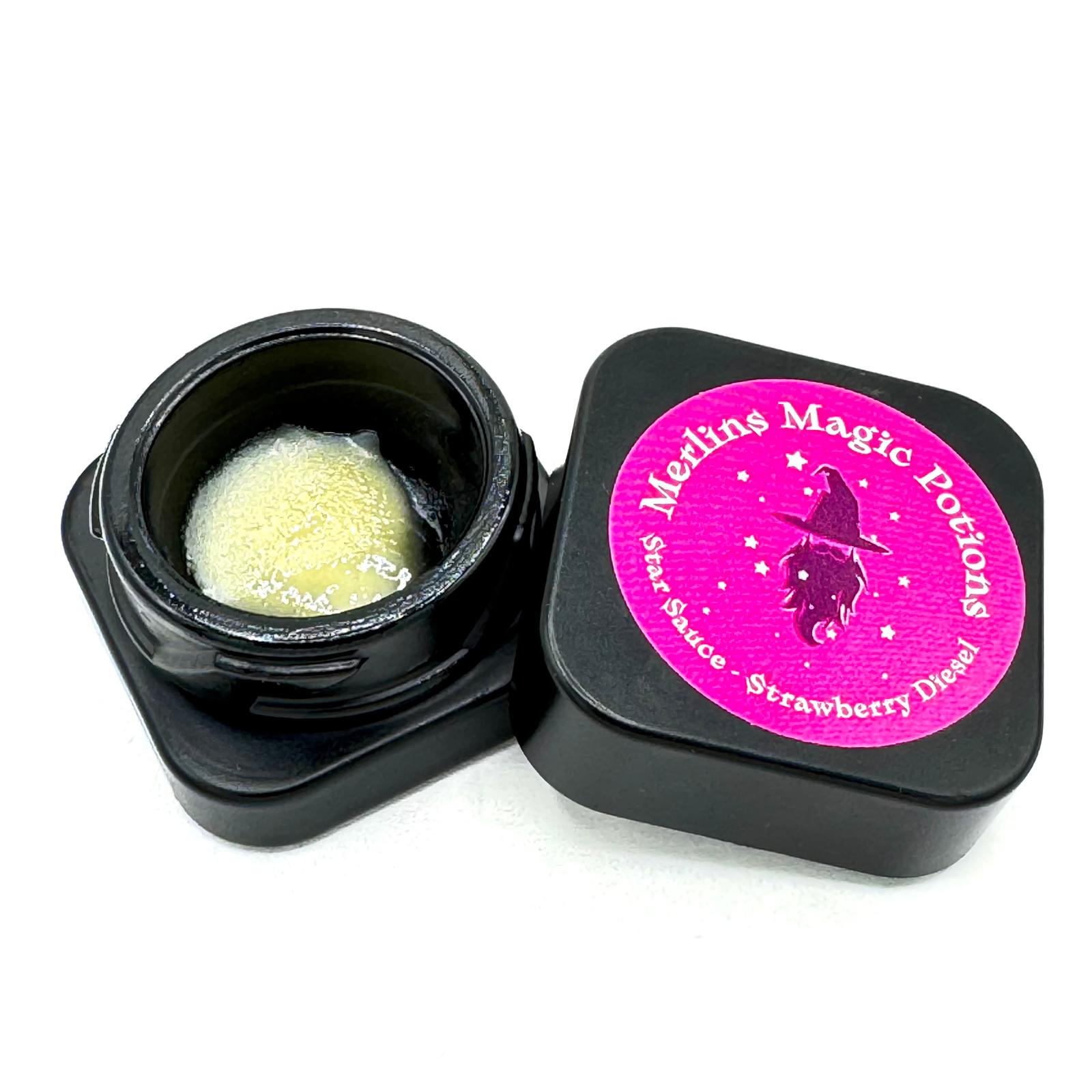 Strawberry Diesel Star Sauce Thca Star Sauce Strawberry Diesel In Puck With Lid