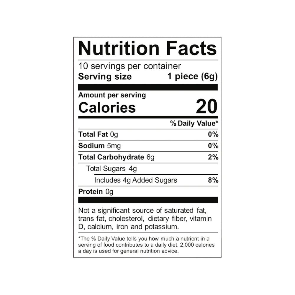 Smokiez Peach Cbd Gummies Smokiez 10-Pack Peach Cbd Gummies Nutrition Facts