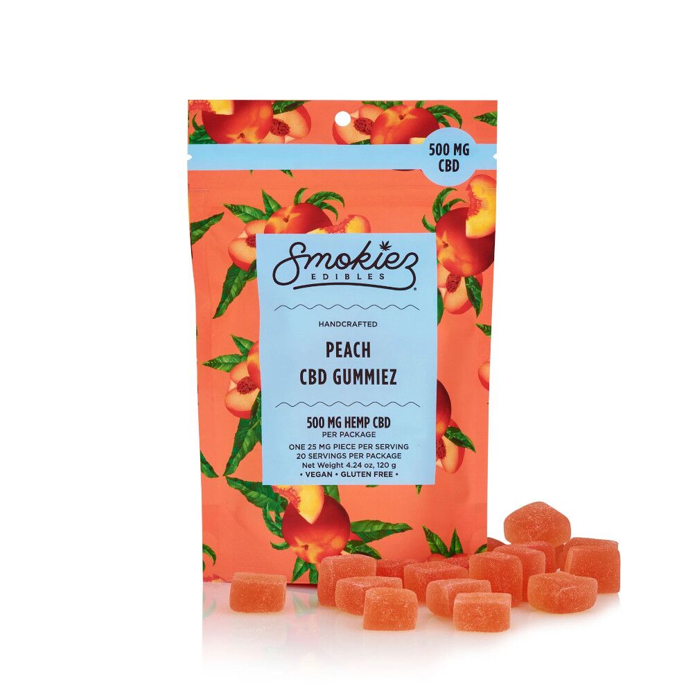 Smokiez Peach Cbd Gummies Smokiez 20-Pack Peach Cbd Gummies