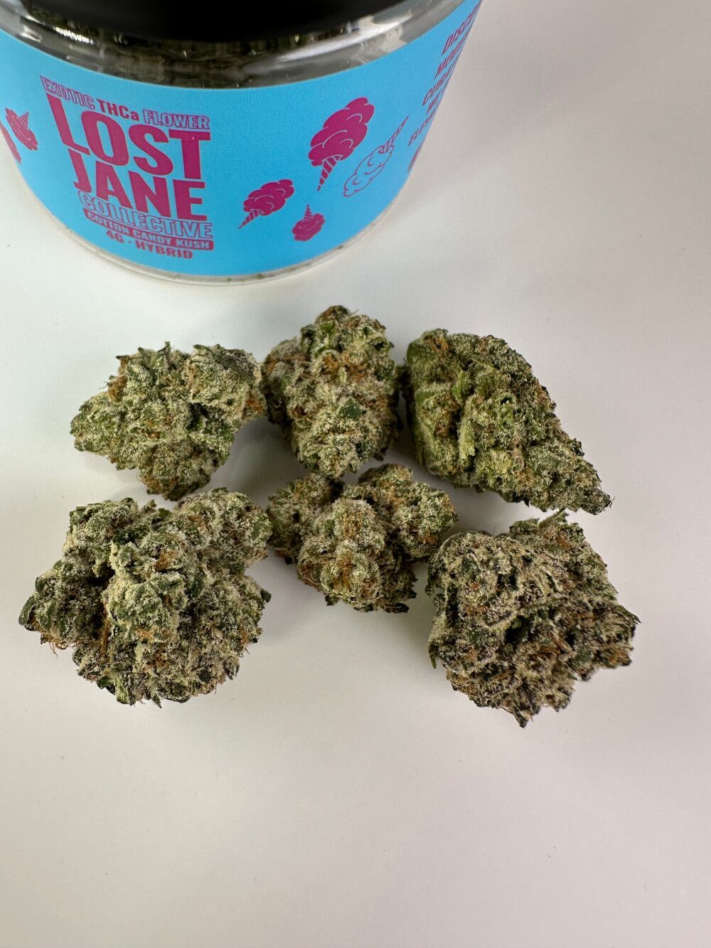 Lost Jane Cotton Candy Kush Exotic Thca Flower - Hybrid Lost Jane Cotton Candy Kush Exotic Thca Flower - 4G - Hybrid
