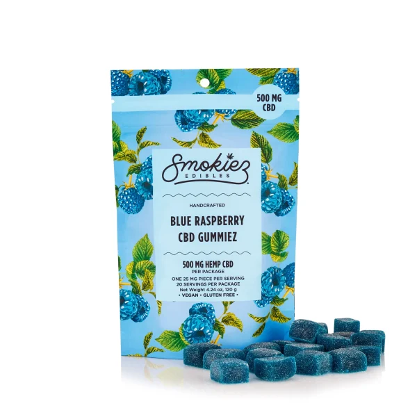 Smokiez 20-Pack Blue Raspberry Cbd Gummies