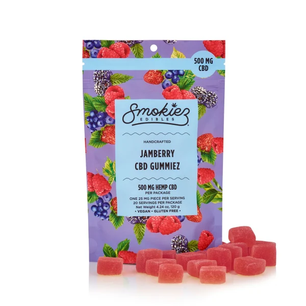 Smokiez 20-Pack Jamberry Cbd Gummies
