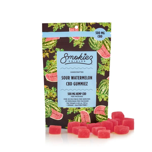 Smokiez 20-Pack Sour Watermelon Cbd Gummies