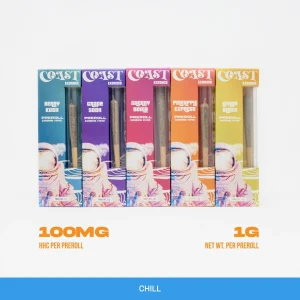 Coast Smokes 1g HHC Prerolls