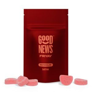 Delta 8 Edibles Good News Friyay Watermelon Gummies